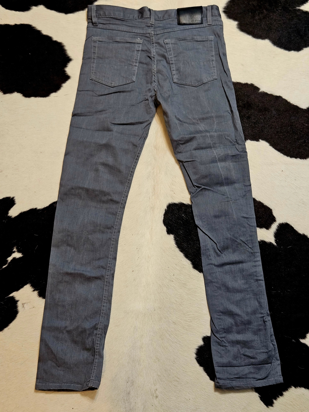 Gustin Men’s Slim Jeans in Charcoal Gray Sz 32x32